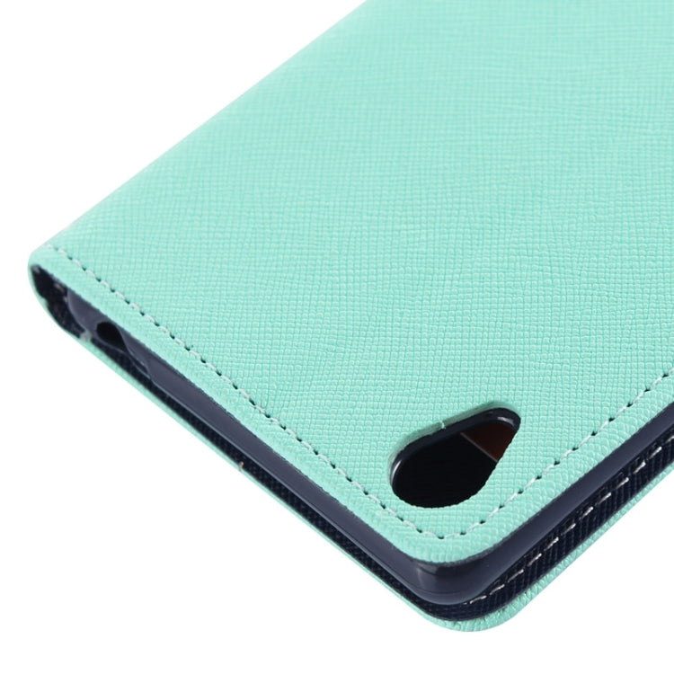 Cross Texture Leather Case with Holder & Card Slots & Wallet for Sony Xperia Z5 P