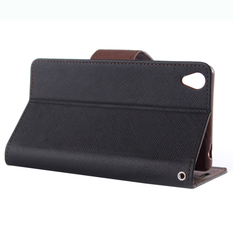 Cross Texture Leather Case with Holder & Card Slots & Wallet for Sony Xperia Z5 P