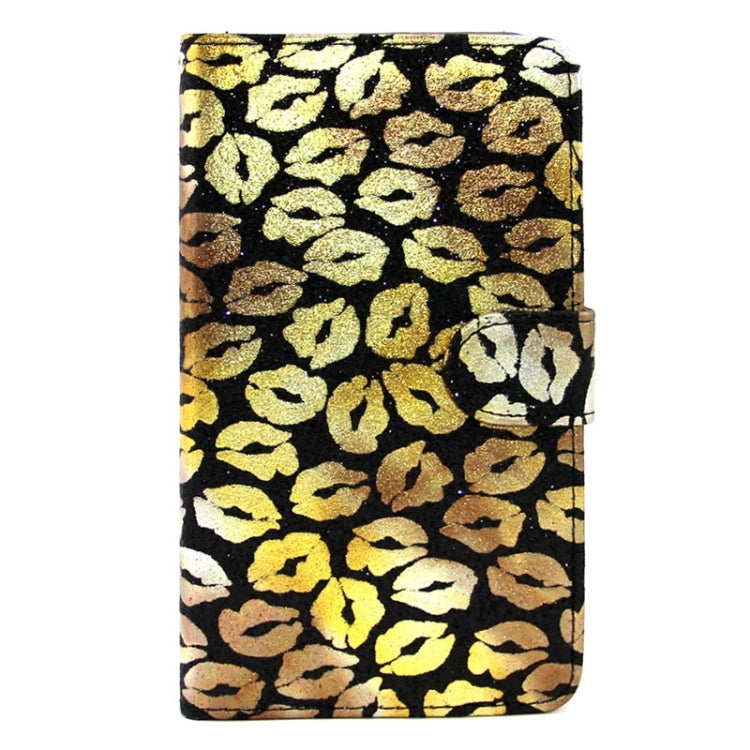 Goden Lips Pattern Leather Case with Holder & Card Slots & Wallet for Microsoft Lumia 640 XL