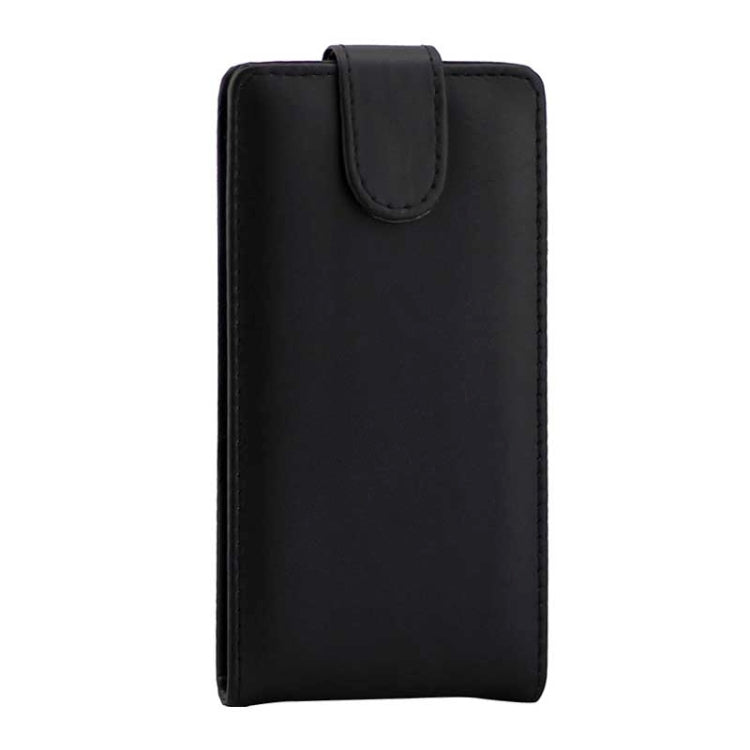 Vertical Flip Magnetic Buckle PU Leather Case for Google Nexus 5X(Black)