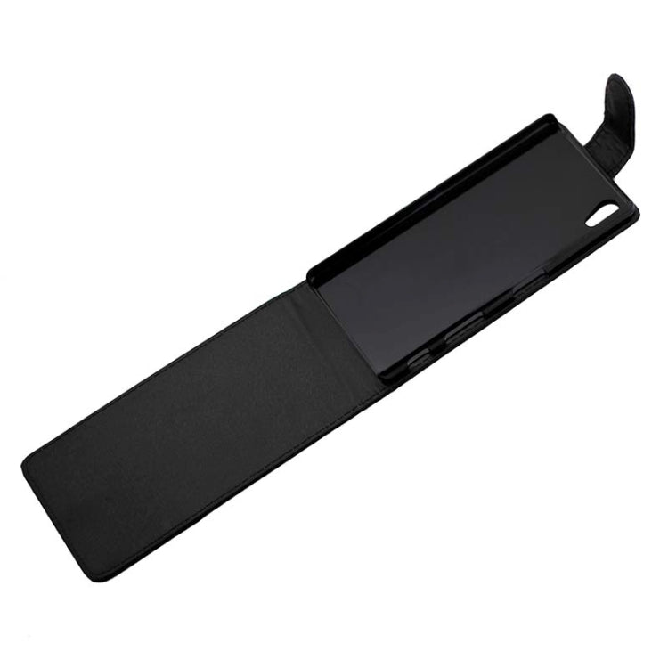 Vertical Flip Magnetic Buckle PU Leather Case for Sony Xperia Z5 / E6603 / E6653 / E6633 / E6683(Black)
