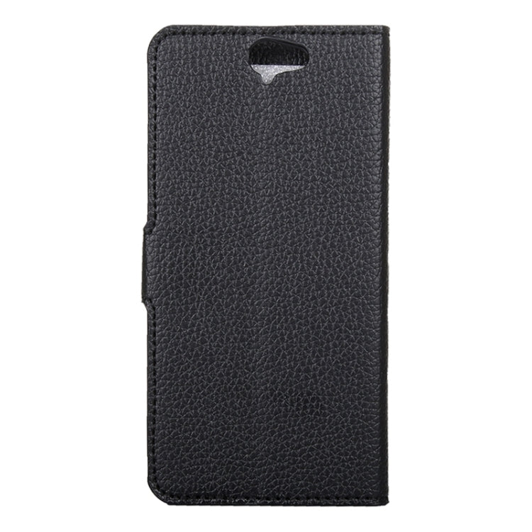 For HTC One A9 Litchi Texture Horizontal Flip Leather Case with Holder & Card Slots & Wallet