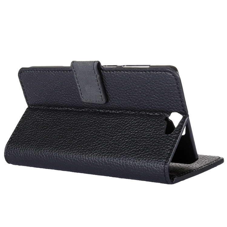 For HTC One A9 Litchi Texture Horizontal Flip Leather Case with Holder & Card Slots & Wallet