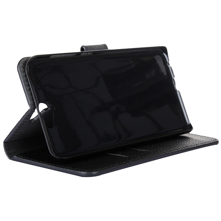 For HTC One A9 Litchi Texture Horizontal Flip Leather Case with Holder & Card Slots & Wallet