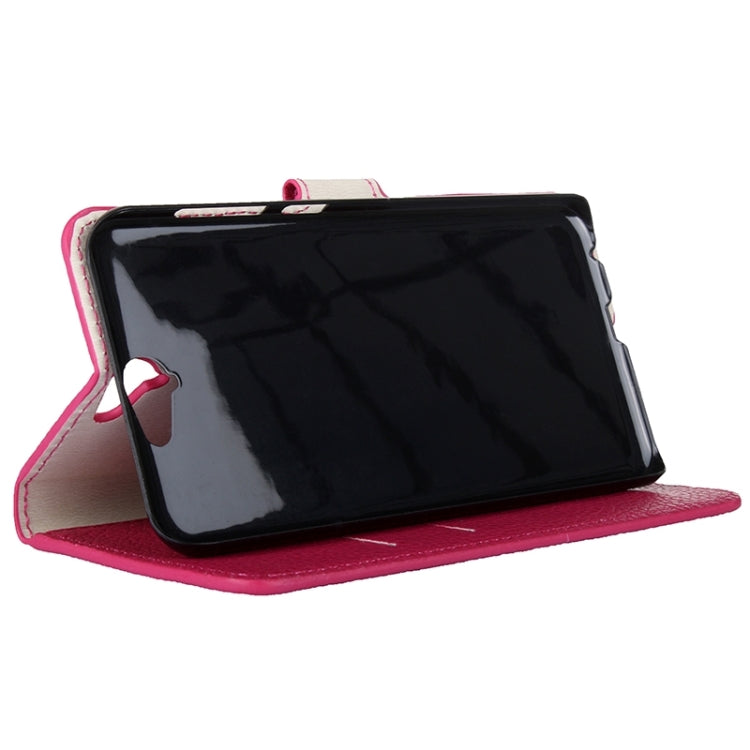 For HTC One A9 Litchi Texture Horizontal Flip Leather Case with Holder & Card Slots & Wallet