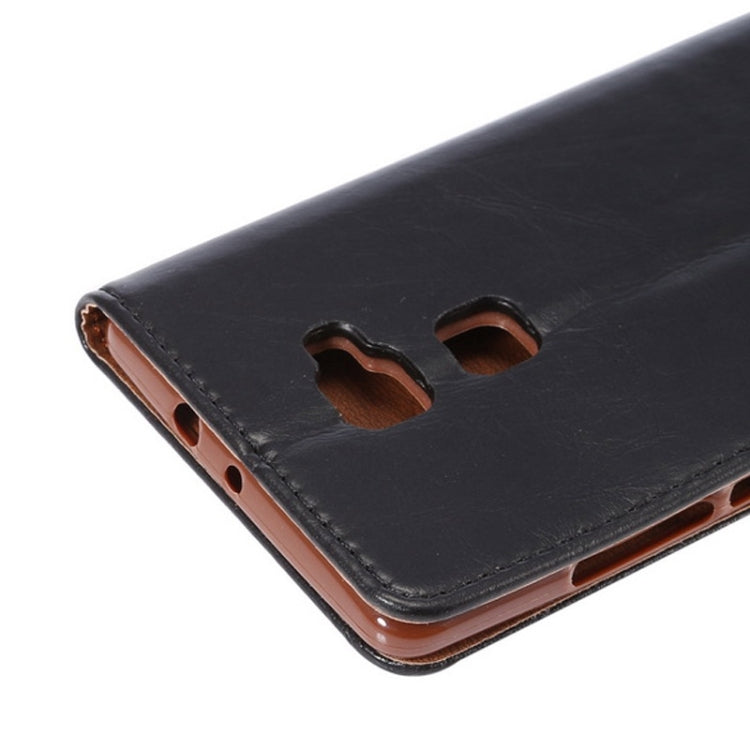 Crazy Horse Texture Magnetic Horizontal Flip Leather Case with Card Slots & Holder for Huawei Mate S