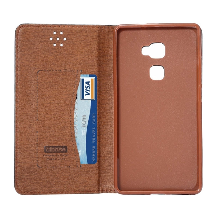 Crazy Horse Texture Magnetic Horizontal Flip Leather Case with Card Slots & Holder for Huawei Mate S