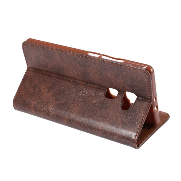 Crazy Horse Texture Magnetic Horizontal Flip Leather Case with Card Slots & Holder for Huawei Mate S