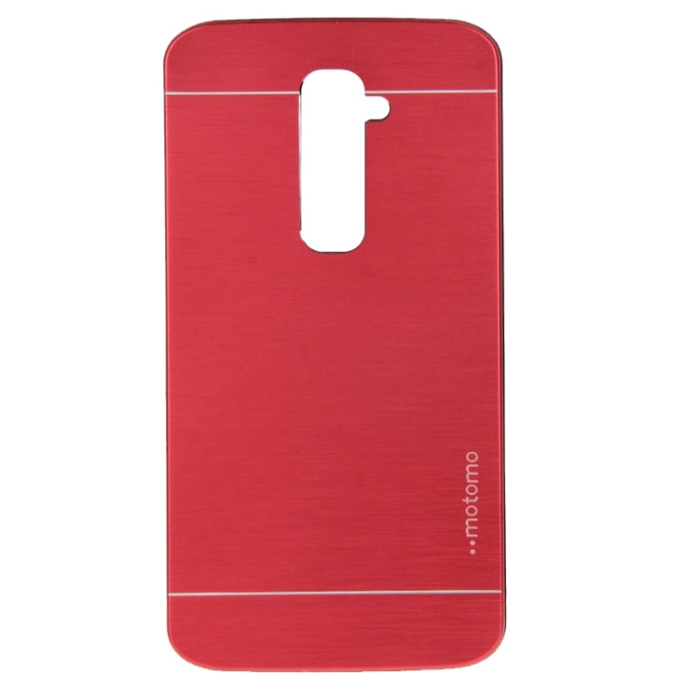 2 in 1 Brushed Texture Metal & Plastic Protective Case for LG G2