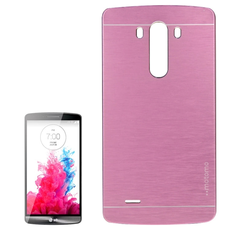 2 in 1 Brushed Texture Metal & Plastic Protective Case for LG G3 / D855