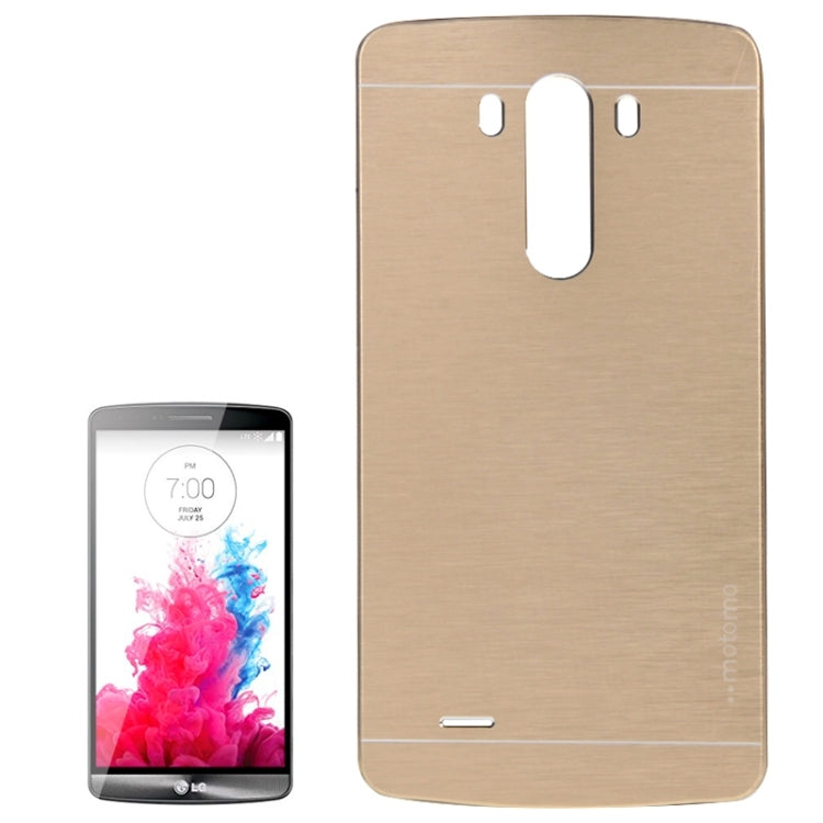 2 in 1 Brushed Texture Metal & Plastic Protective Case for LG G3 / D855