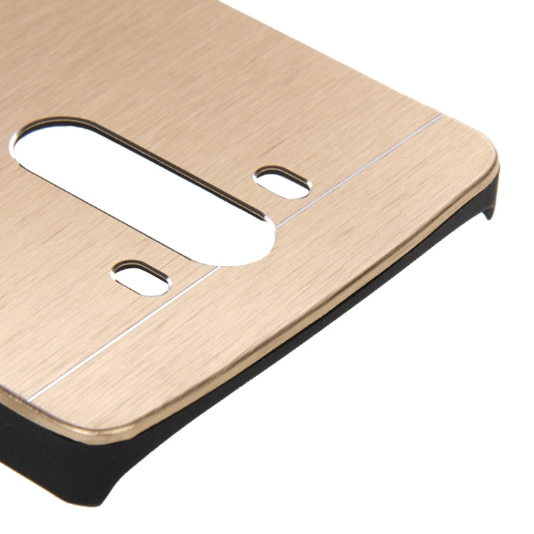 2 in 1 Brushed Texture Metal & Plastic Protective Case for LG G3 / D855