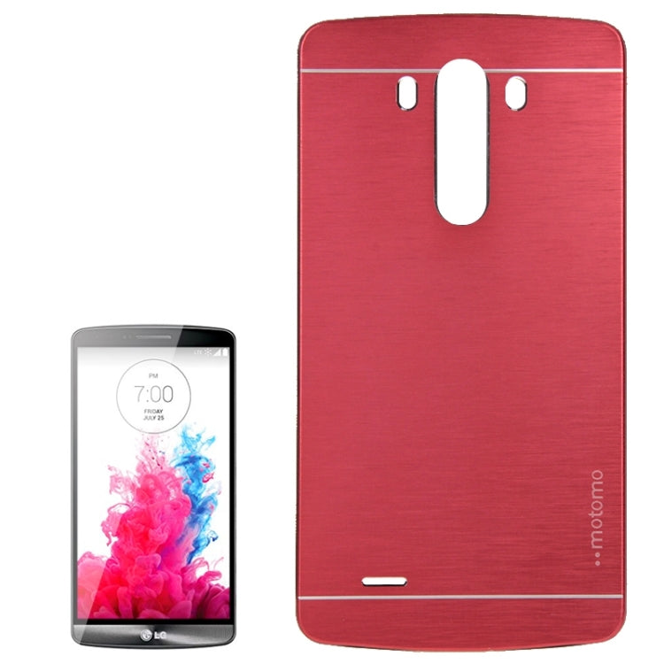 2 in 1 Brushed Texture Metal & Plastic Protective Case for LG G3 / D855