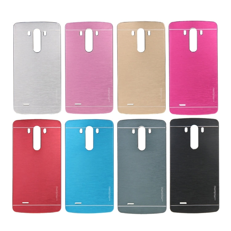 2 in 1 Brushed Texture Metal & Plastic Protective Case for LG G3 / D855
