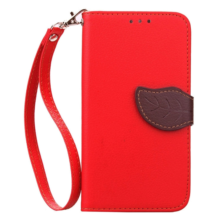 Litchi Texture Leaf Buckle Horizontal Flip Leather Case with Card Slots & Holder & Wallet & Lanyard for Motorola Moto G(3rd Gen.)