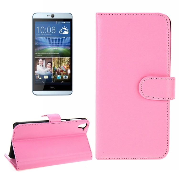 Horizontal Flip Magnetic Buckle PU Leather Case with Holder & Card Slot & Wallet for HTC Desire 826