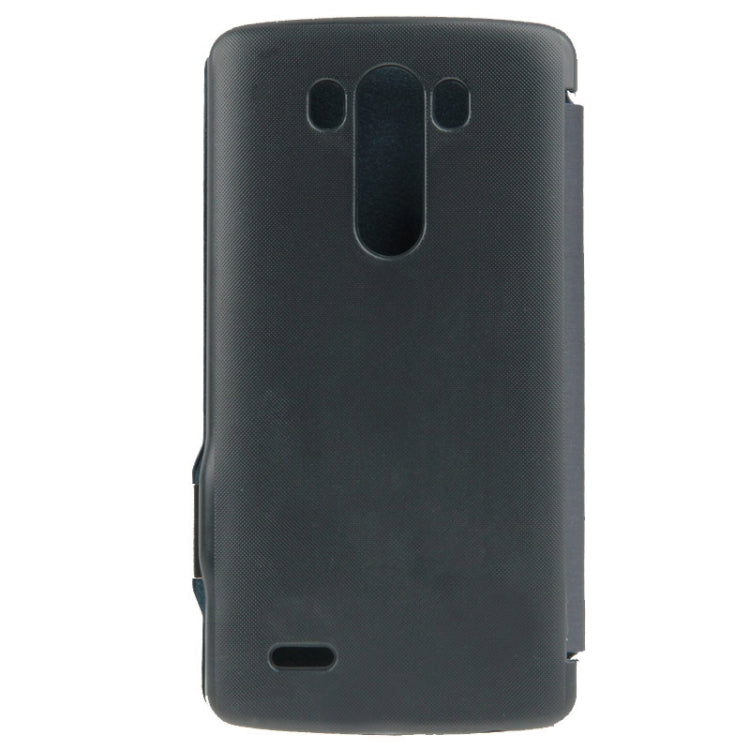 Brush Texture Magnetic Button Horizontal Flip Leather Case for LG G3 / D855