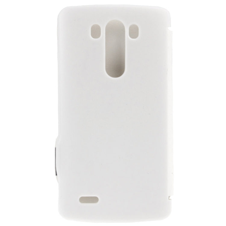 Brush Texture Magnetic Button Horizontal Flip Leather Case for LG G3 / D855