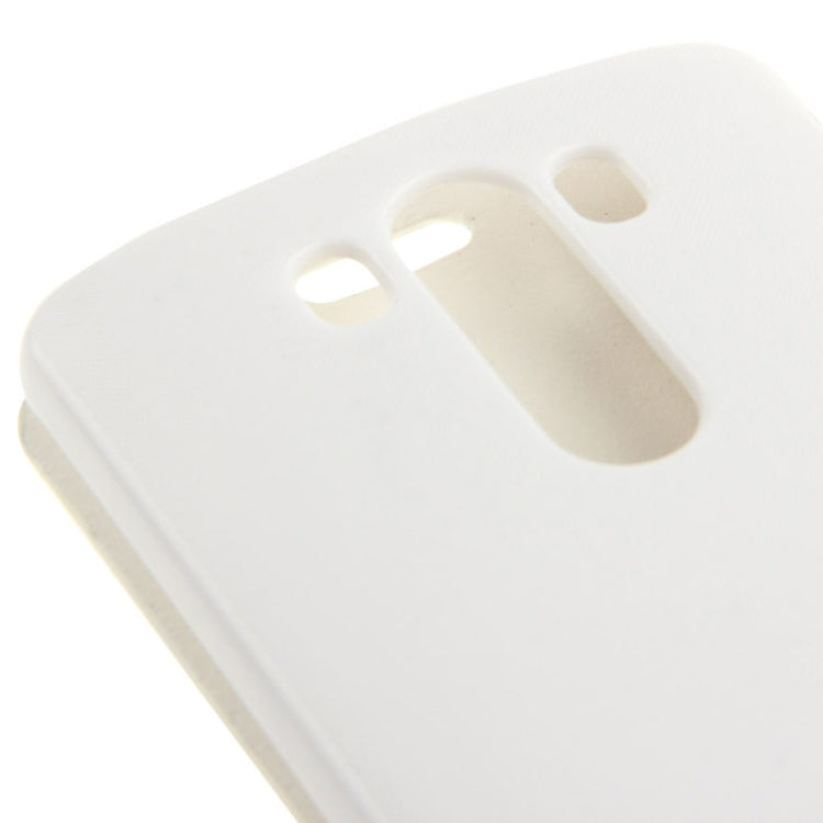 Brush Texture Magnetic Button Horizontal Flip Leather Case for LG G3 / D855