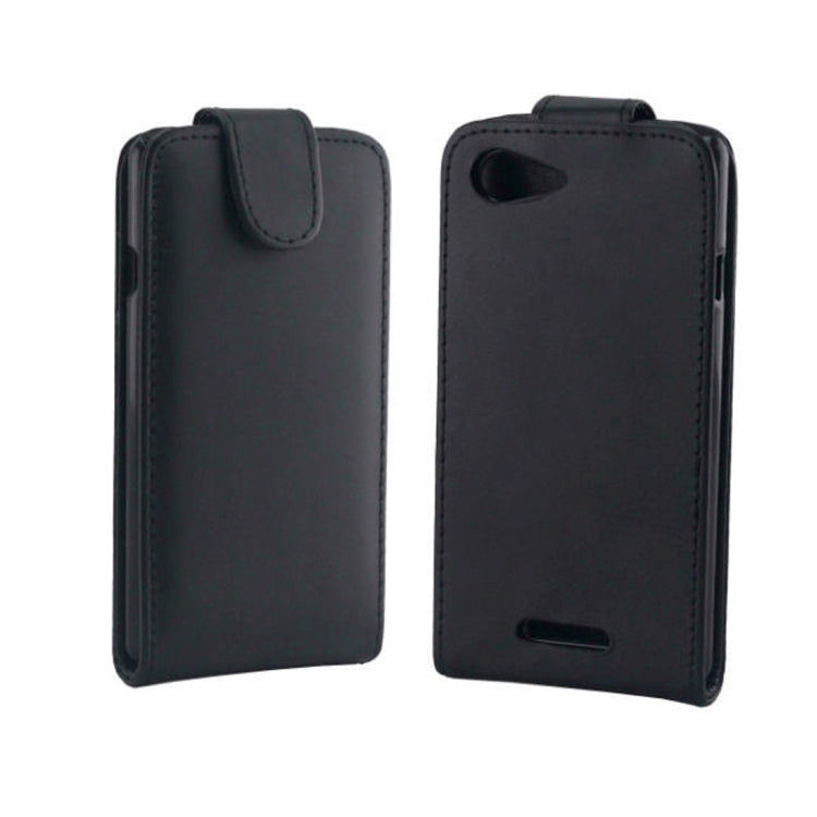 Vertical Flip Leather Case for Sony Xperia E2/E3(Black)