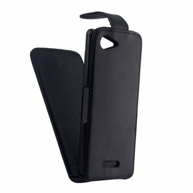 Vertical Flip Leather Case for Sony Xperia E2/E3(Black)