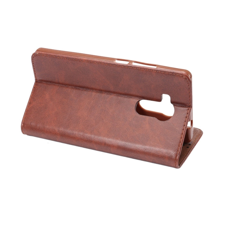 For Huawei  Ascend Mate 8 Crazy Horse Texture Magnetic Horizontal Flip Leather Case with Holder & Card Slots