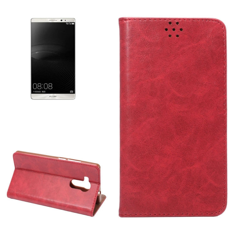For Huawei  Ascend Mate 8 Crazy Horse Texture Magnetic Horizontal Flip Leather Case with Holder & Card Slots