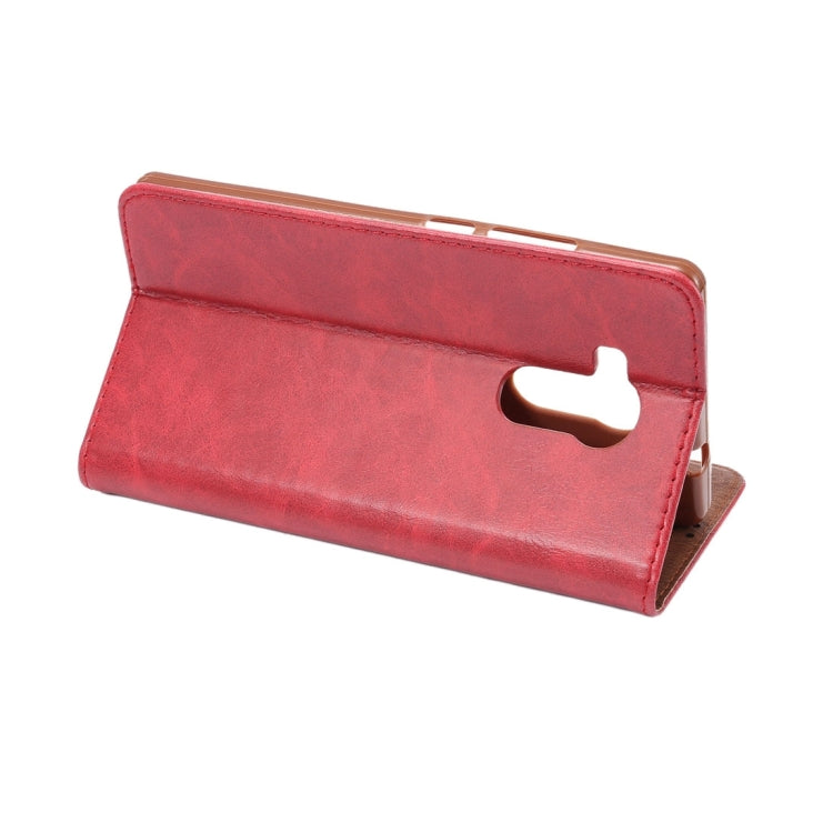 For Huawei  Ascend Mate 8 Crazy Horse Texture Magnetic Horizontal Flip Leather Case with Holder & Card Slots