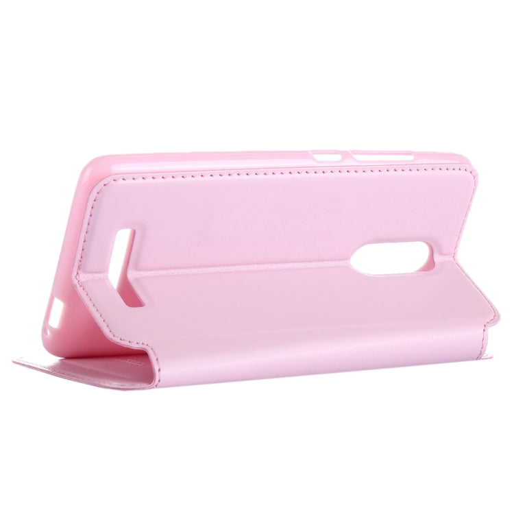 Crazy Horse Texture Horizontal Flip Leather Case with Call Display ID & Holder & Card Slots for Xiaomi Redmi Note 3