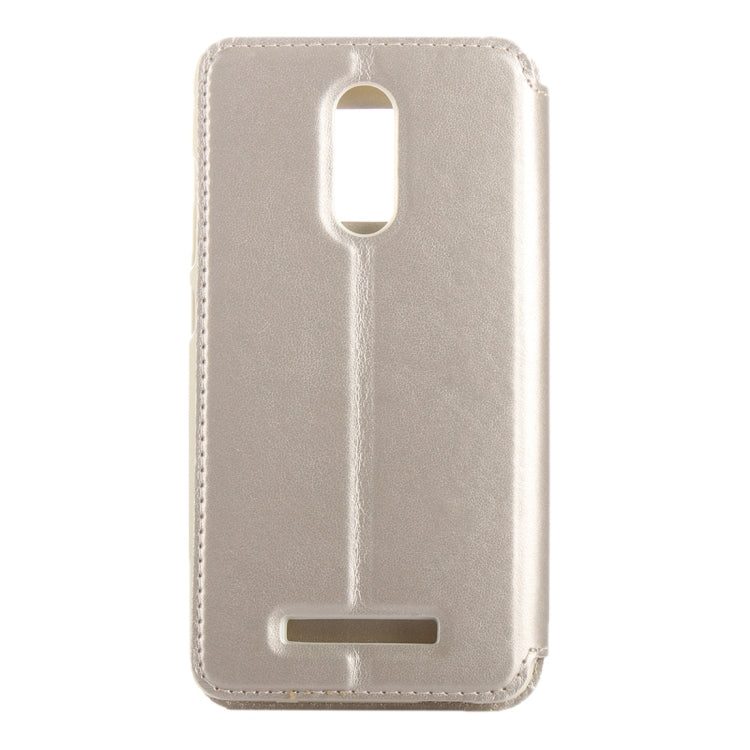 Crazy Horse Texture Horizontal Flip Leather Case with Call Display ID & Holder & Card Slots for Xiaomi Redmi Note 3