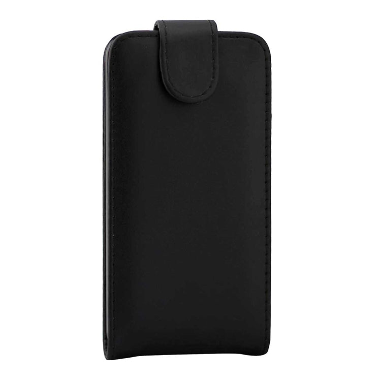 Vertical Flip Magnetic Buckle PU Leather Case for Microsoft Lumia 550(Black)