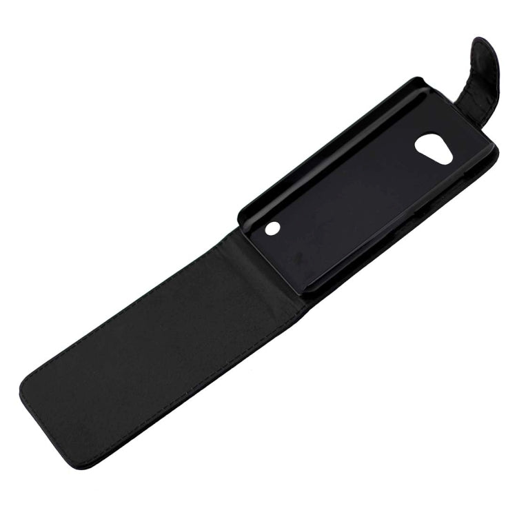 Vertical Flip Magnetic Buckle PU Leather Case for Microsoft Lumia 550(Black)