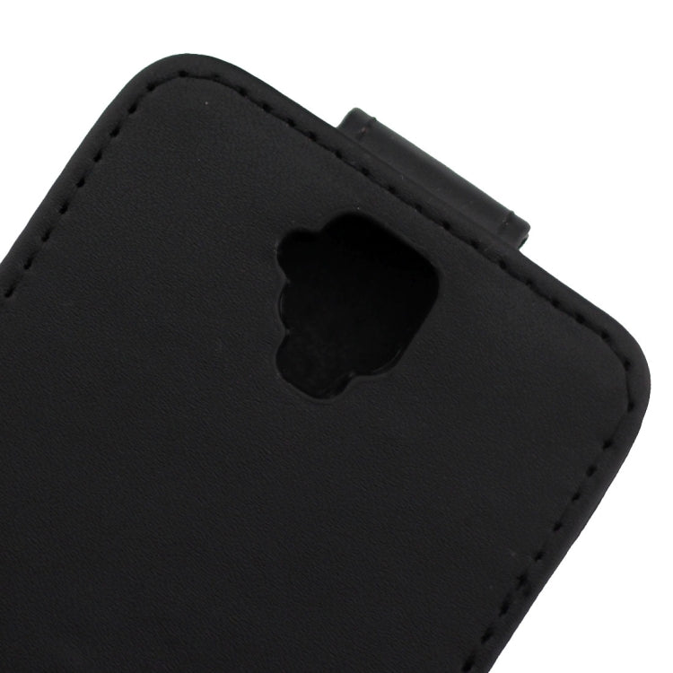 For Huawei  Y560 Vertical Flip Magnetic Buckle PU Leather Case(Black)