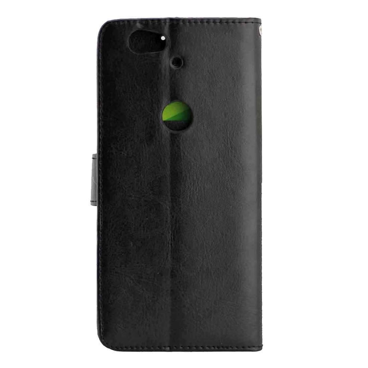 Crazy Horse Texture Horizontal Flip Leather Case with Holder & Card Slots & Wallet & Photo Frame for Google Nexus 6P