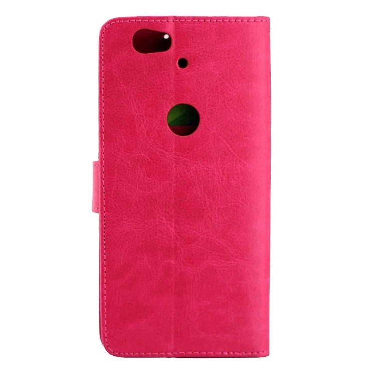 Crazy Horse Texture Horizontal Flip Leather Case with Holder & Card Slots & Wallet & Photo Frame for Google Nexus 6P