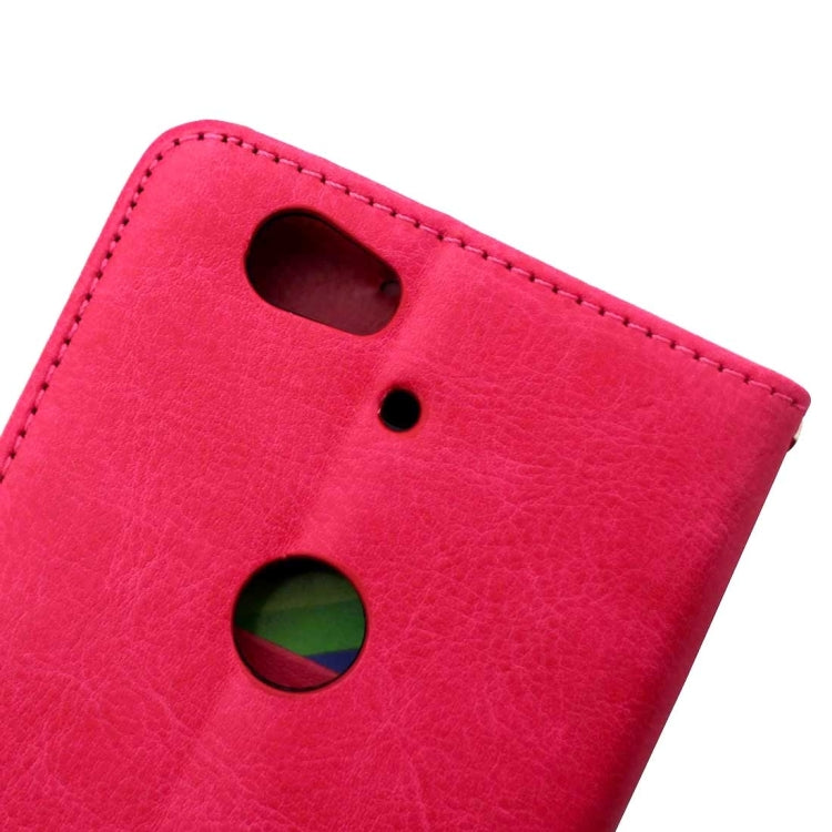 Crazy Horse Texture Horizontal Flip Leather Case with Holder & Card Slots & Wallet & Photo Frame for Google Nexus 6P