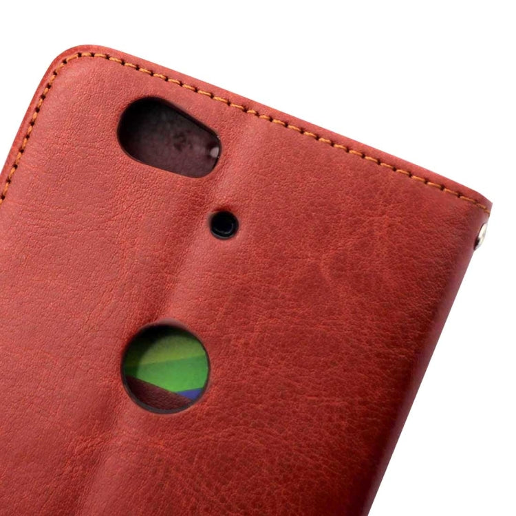 Crazy Horse Texture Horizontal Flip Leather Case with Holder & Card Slots & Wallet & Photo Frame for Google Nexus 6P