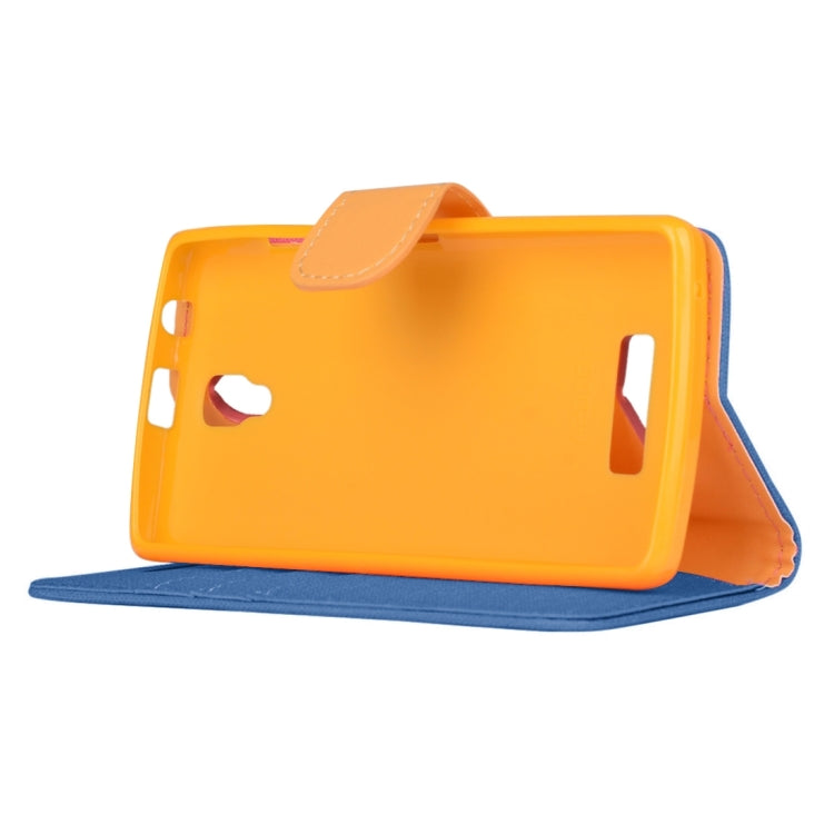 Denim Cloth Texture Horizontal Flip Leather Case with Holder & Card Slots & Wallet for Lenovo A2010