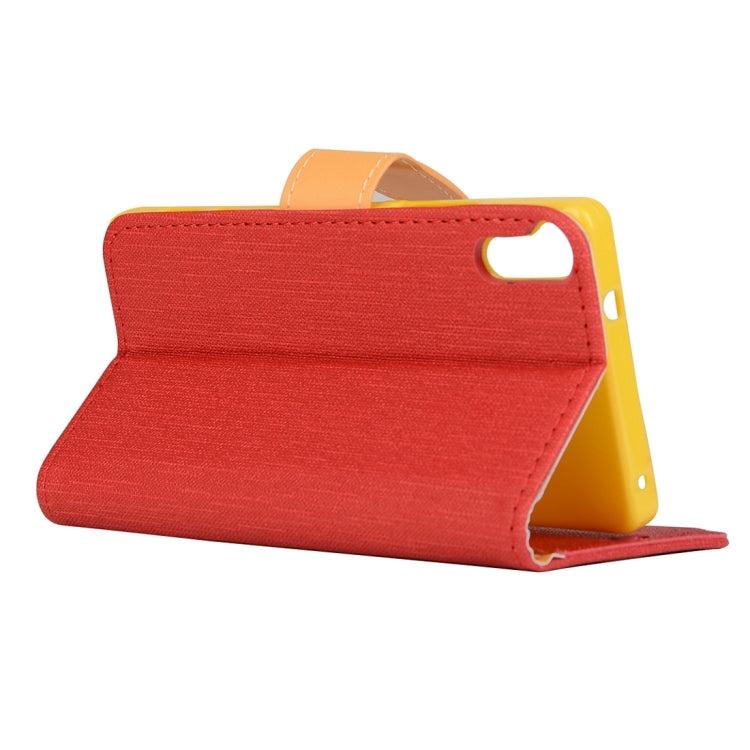 Denim Cloth Texture Horizontal Flip Leather Case with Holder & Card Slots & Wallet for Lenovo Vibe Shot / Z90