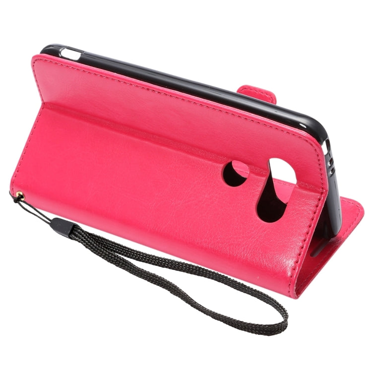 Lambskin Texture Printing Horizontal Flip Leather Case with Holder & Card Slots for LG G5