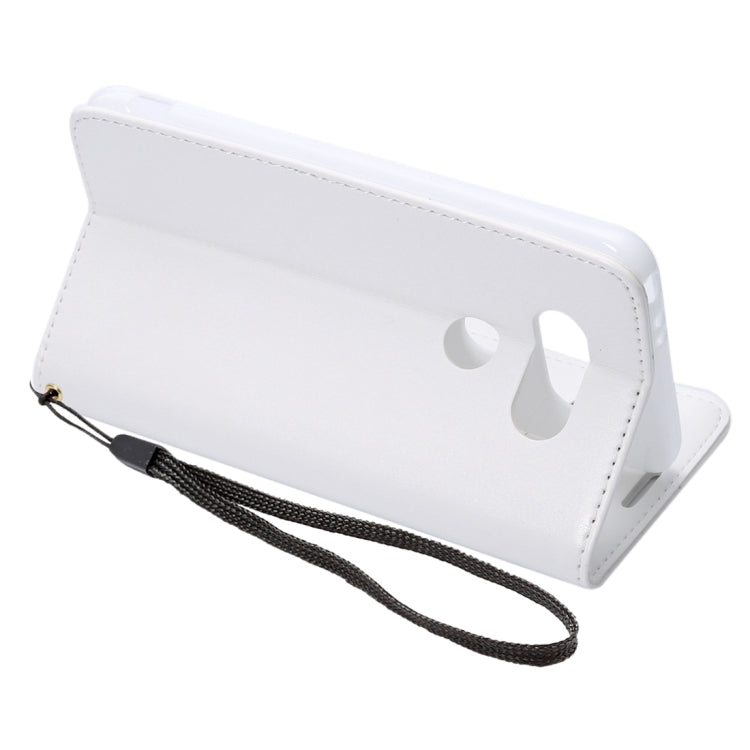 Lambskin Texture Printing Horizontal Flip Leather Case with Holder & Card Slots for LG G5