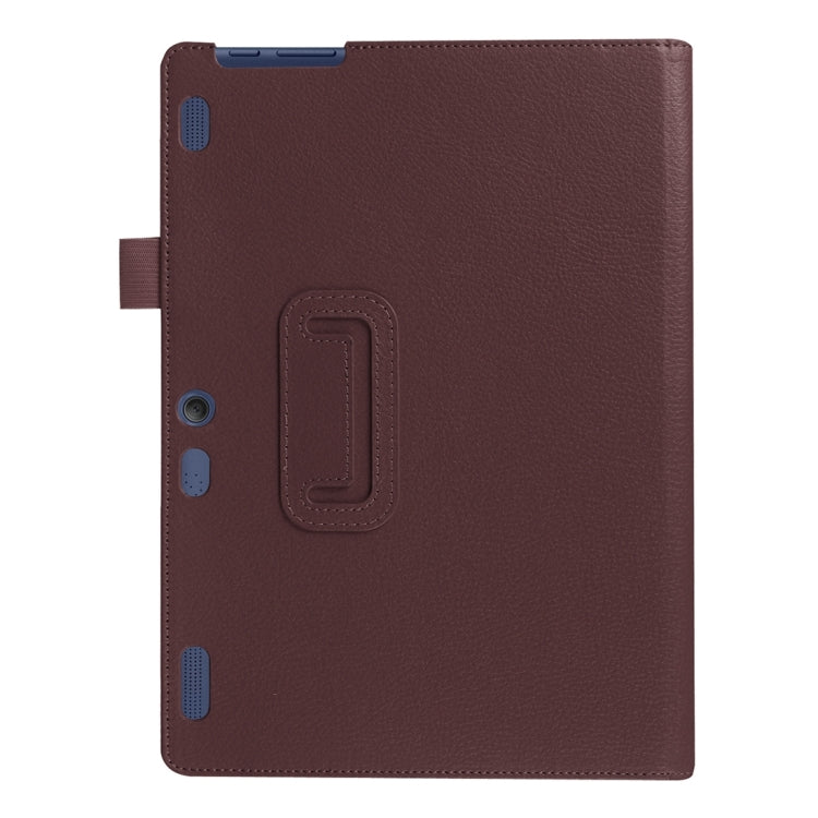 Litchi Texture Horizontal Flip Solid Color Leather Case with Holder for Lenovo TAB 2 A10-30 X30F & TAB 2 A10-70F, 10.1 inch