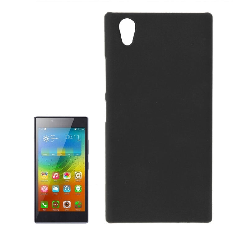 Solid Color Plastic Back Case for Lenovo P70 / P70-t(Black)