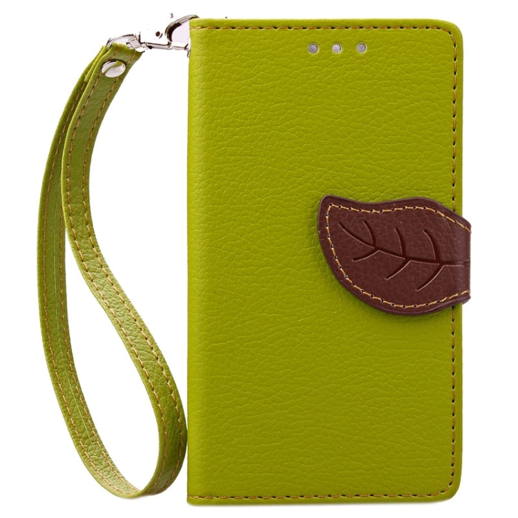 Leaf Magnetic Snap Litchi Texture Horizontal Flip Leather Case with Card Slots & Wallet & Holder & Lanyard for Wiko Sunset