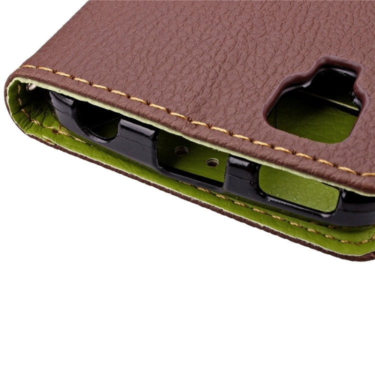 Leaf Magnetic Snap Litchi Texture Horizontal Flip Leather Case with Card Slots & Wallet & Holder & Lanyard for Wiko Sunset