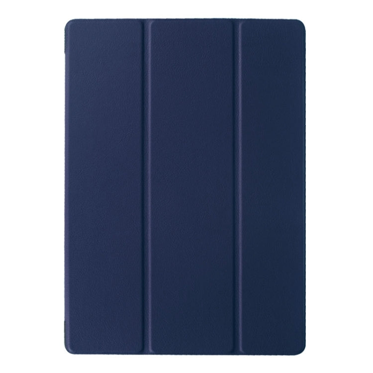 3-folding Karst Texture Horizontal Flip Leather Case with Holder for Microsoft Surface 3