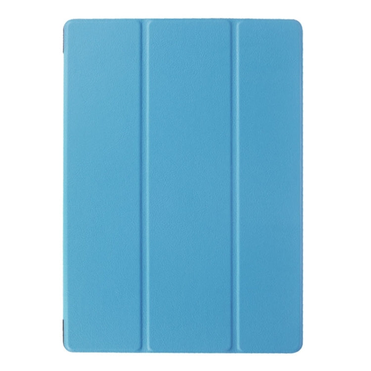 3-folding Karst Texture Horizontal Flip Leather Case with Holder for Microsoft Surface 3