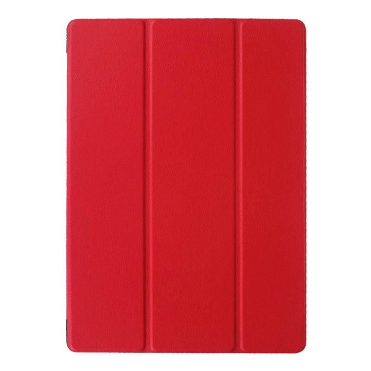 3-folding Karst Texture Horizontal Flip Leather Case with Holder for Microsoft Surface 3