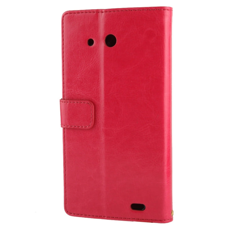 Fine Sheepskin Texture Flip Leather Case with Credit Card Slots & Holder for Huawei Ascend Mate