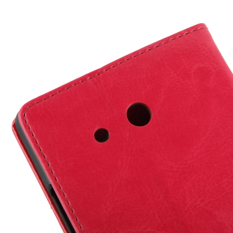 Fine Sheepskin Texture Flip Leather Case with Credit Card Slots & Holder for Huawei Ascend Mate